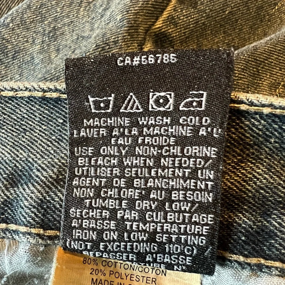 Swiss Cross Men’s Jeans 42/32 Blue Distressed Comes with Belt - Picture 4 of 8